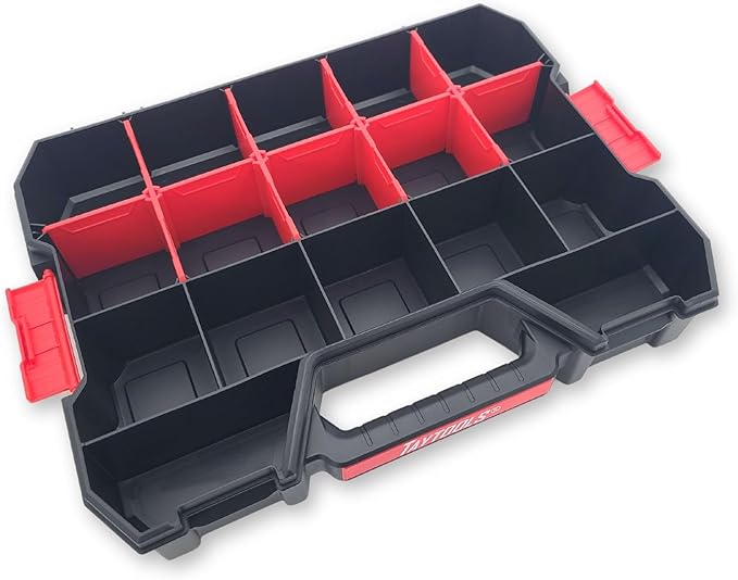 Taytools 17 Compartment Large Parts Organizer Box - Image 3