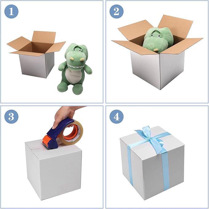 Hoikwo 7x7x7 Shipping Boxes Set of 25 - Image 4