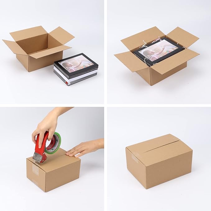 CRUGLA 40 Packs Shipping Boxes 8x6x4, Cardboard Boxes - Image 5