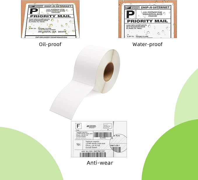 4"x 6" Multipurpose Direct Thermal Labels 3" Core Compatible - Image 4