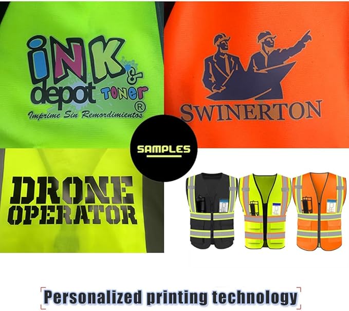 YOWESHOP High Visibility Reflective Safety Vest - Image 3
