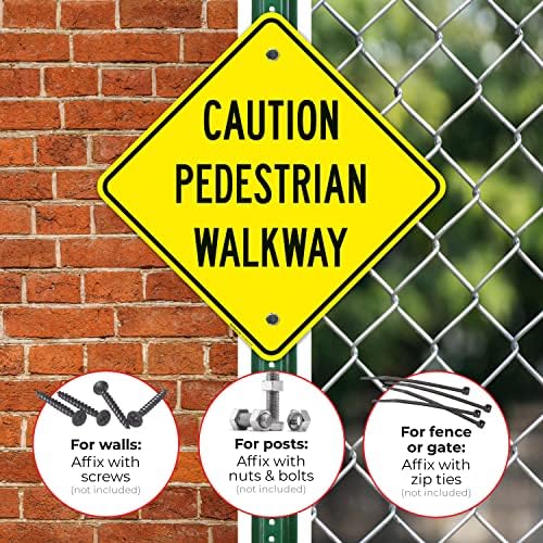 Pedestrian Walkway Sign, - Image 4