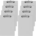 Epakh 8 Pieces Clipboard Bulks Metal Clipboard Aluminum Office Low Profile Clip by Epakh