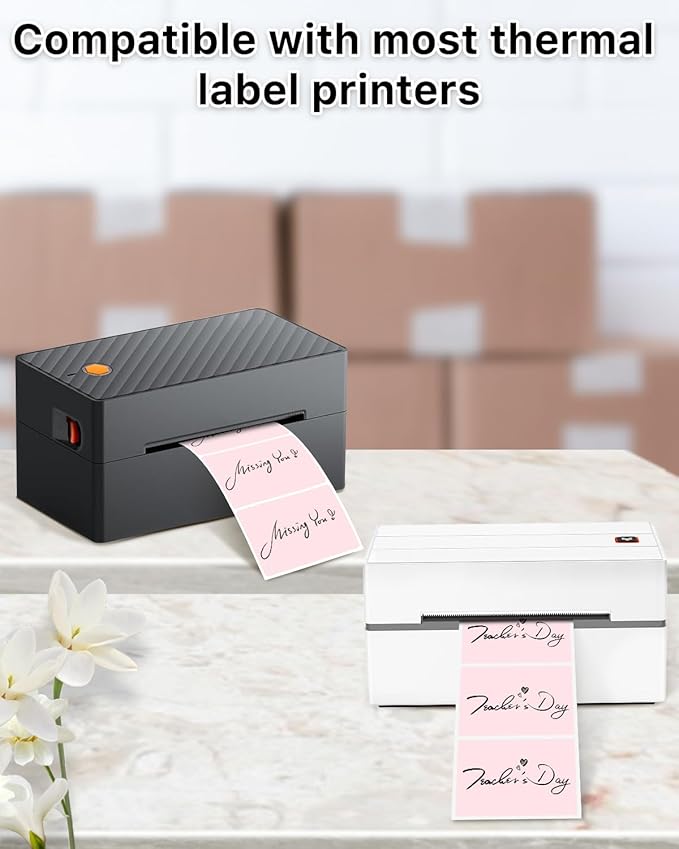 iEager 3" x 2" Thermal Labels, Rectangle Thermal Printer Stickers, - Image 5