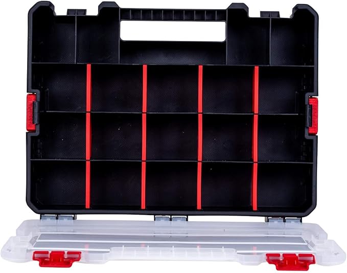 Small Parts Organizer Box – Stackable Hardware Storage Case - Image 7