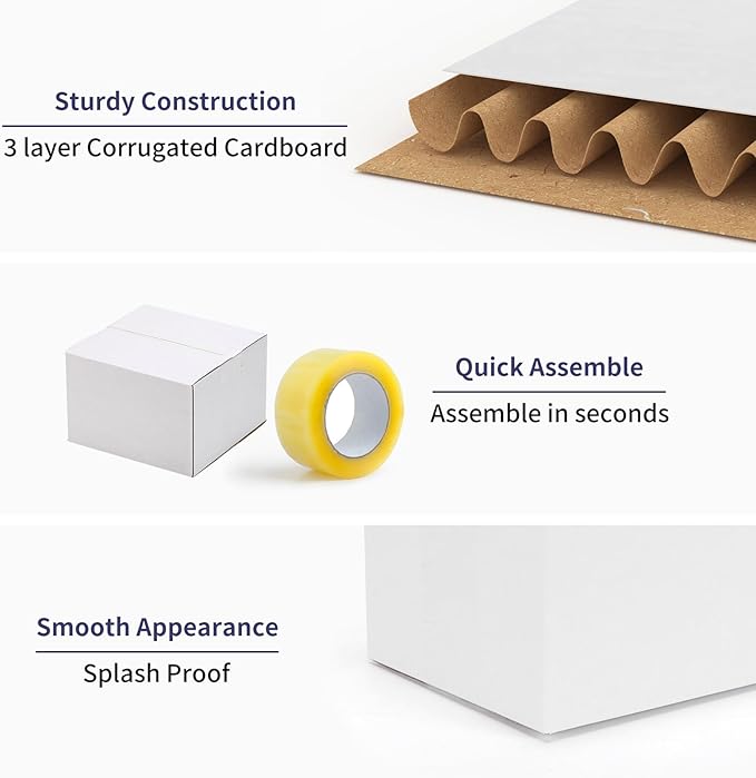 25 Pack Shipping Boxes 6x6x4 Inches, Small Business - Image 5