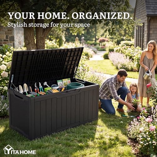YITAHOME 100 Gallon Resin Deck Box - Image 5