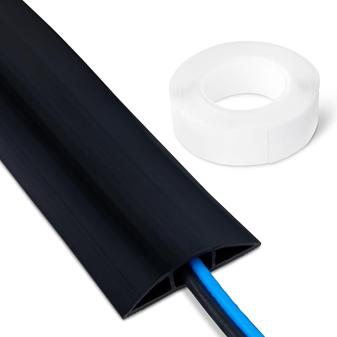 Amazon Basics Floor Cord Cover, 6ft Length, 2.6" Diameter by AmazonBasics