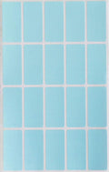 Royal Green Light Blue Rectangular Colored Labels 1.57 inch x 0.75 inch by RoyalGreen