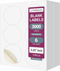 NextDayLabels - 3.33 Inch Round Stickers by NextDayLabels