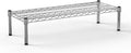 14''W x 36''L x 8''H Chrome Plated Wire Dunnage Rack | Off The Floor Storage by Regal+Altair