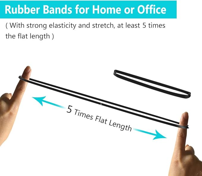 Coopay 12 Inches Extra Large Rubber Bands, 30 Pieces Heavy Duty Trash Can Band - Image 3