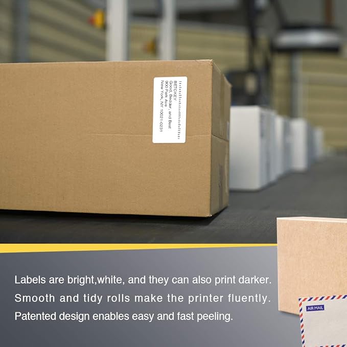 BETCKEY - 3" x 1.5" Barcode Shipping & Address Labels Compatible - Image 5