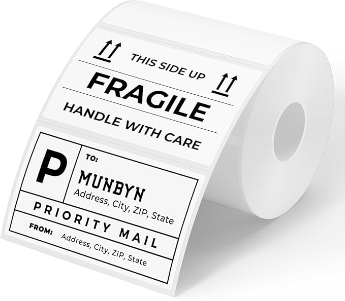 MUNBYN 3x2 Inch White Thermal Labels, Thermal Sticker Labels - Image 8