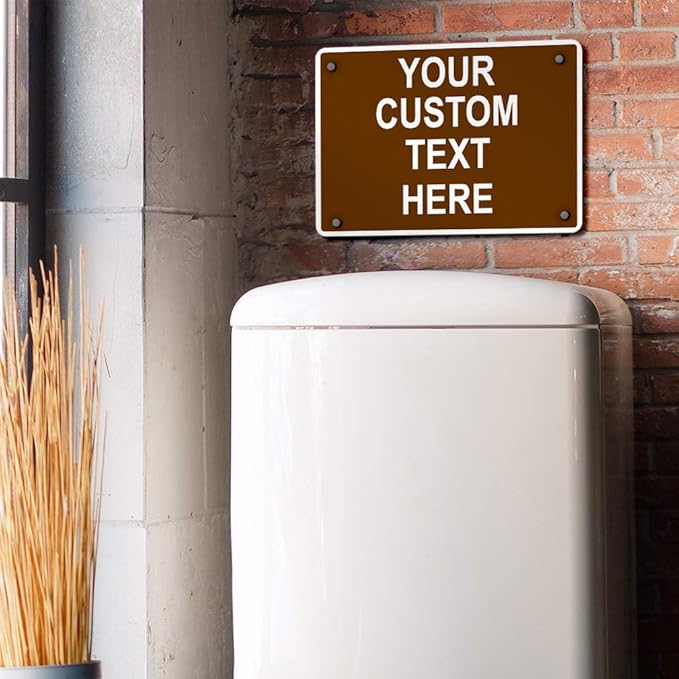 Aluminum Weatherproof Metal Sign Multiple Sizes Custom Personalized Text Here - Image 5