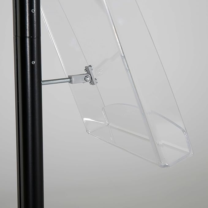 M&T Displays Free Standing Aluminum Display Stand Single Sided Document - Image 9