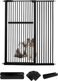 Lumizone Extra Tall Pet Gate 55.12" High Pressure Mounted 46.65"-50.78" Extra by Lumizone