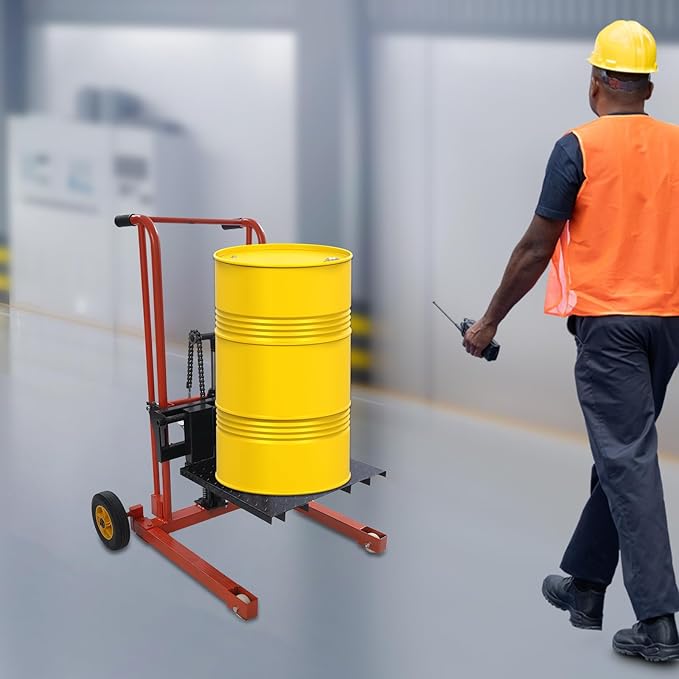 Hydraulic Material Lift 450 lbs Capacity, 36 Inch Lift Height Manual Stacker - Image 8