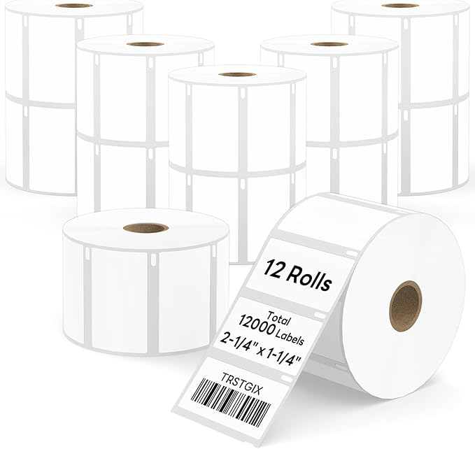 Compatible DYMO 30334 Direct Thermal Multipurpose Labels, Barcode/FNSKU Address by Unknown