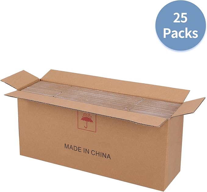 Hoikwo 12x4x3 Shipping Boxes Set of 25 - Image 6
