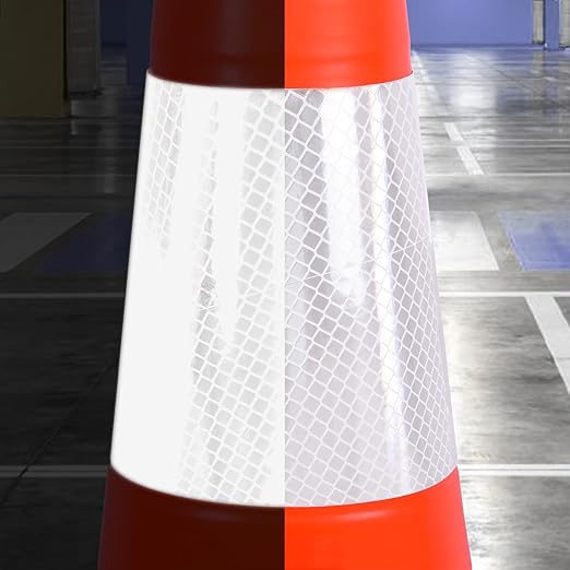 6 Pack 28" Inch Large PVC Traffic Cones - Image 7
