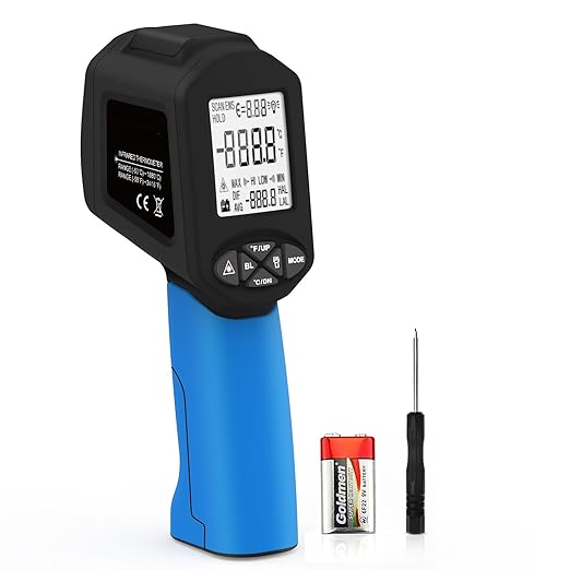Infrared Thermometers, Laser Thermometer Gun, 50:1 Temperature Gun by INFURIDER