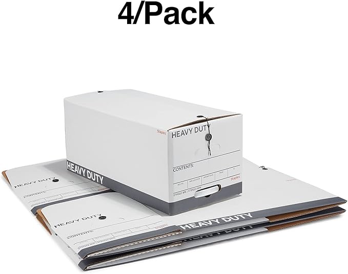 STAPLES Storage & Filing Box, Heavy-Duty - Image 9