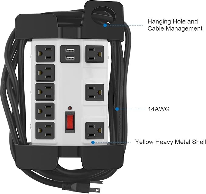 CCCEI Heavy Duty Power Strip - Image 5