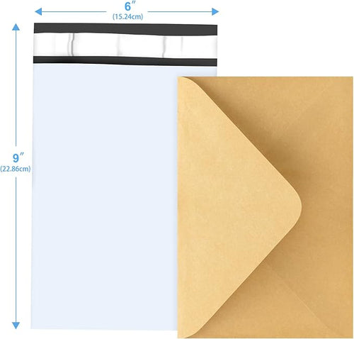 120-Piece White Poly Mailers - Image 2
