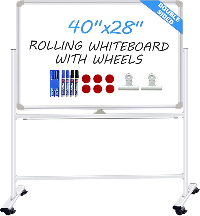 Dry Erase Board with Stand by CALENBO