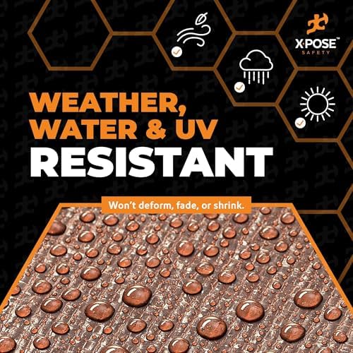 12' x 16' Super Heavy Duty 16 Mil Brown Poly Tarp Cover - Thick Waterproof, UV Resistant, Rip and Tear Proof Tarpaulin with Grommets and Reinforced Edges - by Xpose Safety - Image 5