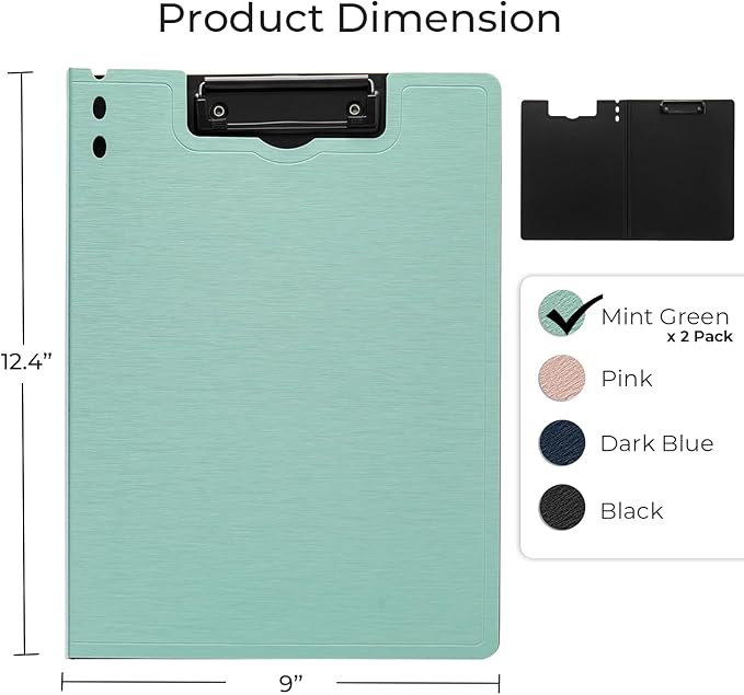 Y YOMA Clipboard Folder, A4 Foldable Plastic Clipboard - Image 6