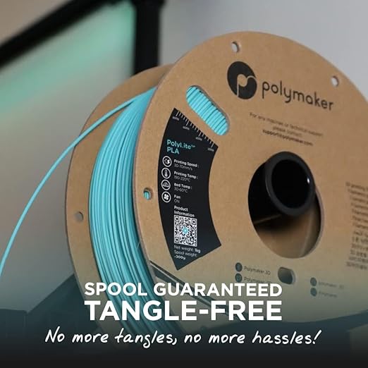 Polymaker PLA Filament, Natural 3D Printing PLA Filament 1.75mm 1kg - Image 2