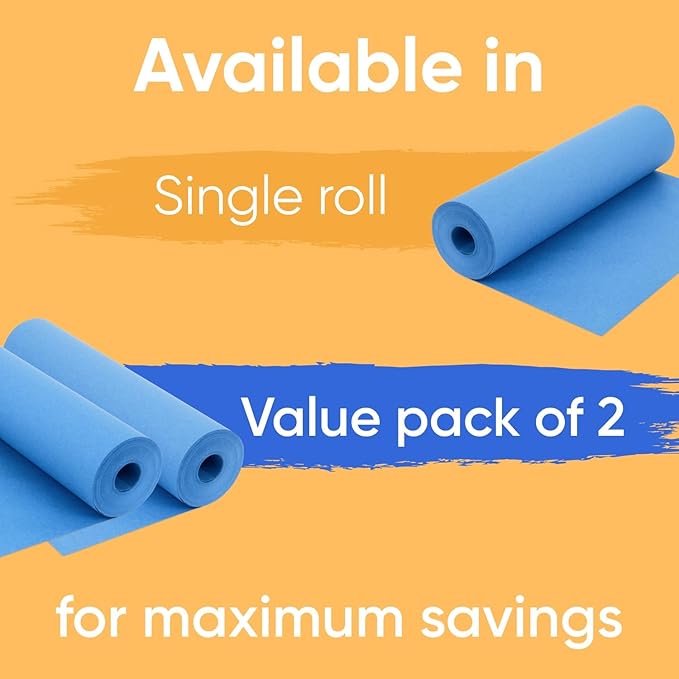 48" x 1200" Dark Blue Kraft Paper Roll, 45 lbs Thickness, Made in USA Colored - Image 2