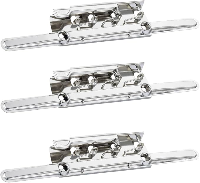 HAHIYO 8 Inch Silver Metal Clipboard Clips by HAHIYO
