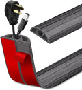 Floor Cord Cover Self Adhesive Cord Hider Floor Extension Cord Covers by LSGCQ