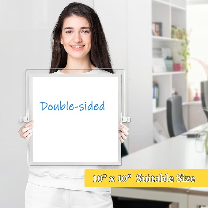 Dry Erase Magnetic White Board, Portable Small Whiteboard Set - Image 6