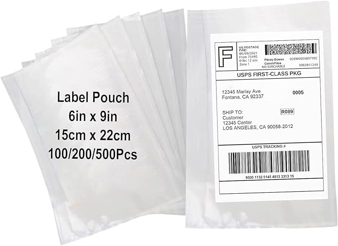 6x9 Packing List Mailing Envelopes Shipping Envelopes Packing List Clear by MBLABEL