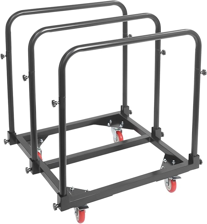 Undercat Steel Panel Truck, Heavy Duty Lumber Drywall Dolly, 1400lbs Platform by Undercat
