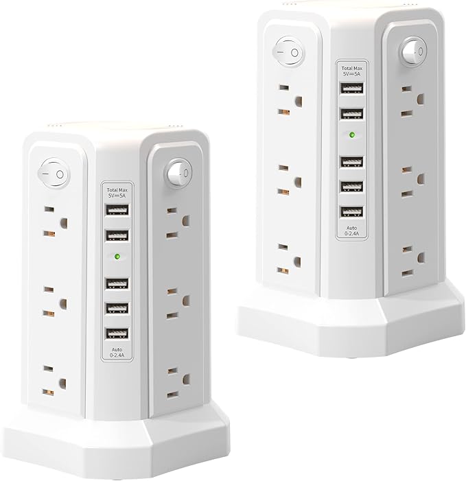 Surge Protector Power Strip Tower by PASSUSSurgeProtectorTower