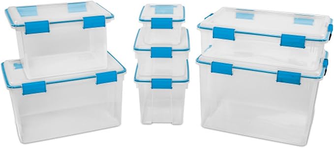Sterilite 24-Pack Gasket Box, Weather-Resistant Storage Bins - Image 8