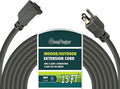 15 FT 12 Gauge Extension Cord Outdoor, Heavy Duty Weatherproof & Flame by GreenProsper
