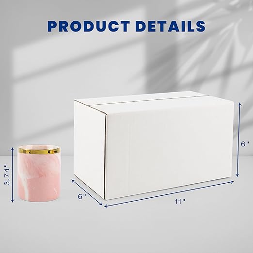 Golden State Art 11x6x6 Inches White Shipping Boxes 28 Pack, Corrugated - Image 2