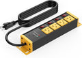 CCCEI Heavy Duty Surge Protector Power Strip 20 Amp Individual Switches. 6FT 12 by CCCEI