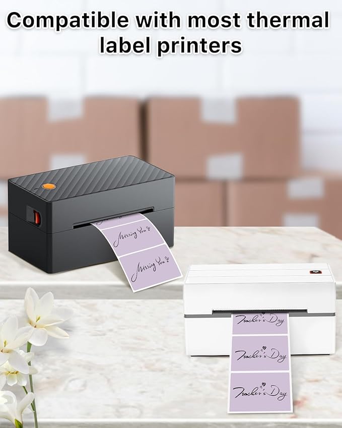 iEager 3" x 2" Thermal Labels, Rectangle Thermal Printer Stickers, - Image 5