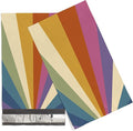 6x9 Poly Mailers – Retro Rainbow – Waterproof, Tear-Resistant Shipping Bags by PackageMint
