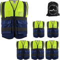 Safety Reflective Work Vest 6 Pack by Unknown