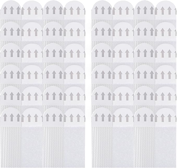 24 Pairs Picture Hanging Strips Heavy Duty, Hanging Pictures Without Nails by MMYQXI