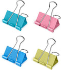 Ufmarine Medium Binder Clips 1.25 inch Length, Colorful Paper Clips Medium by Ufmarine