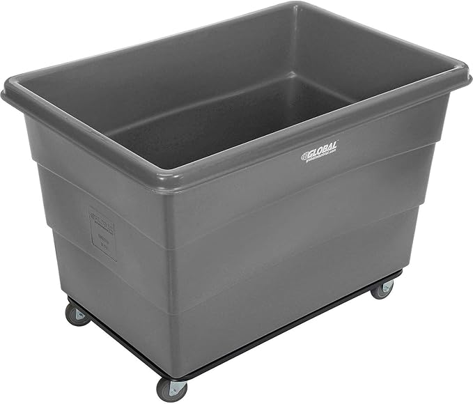 Global Industrial 20 Bushel Plastic Bulk Box Truck, Steel Chassis Base - Image 8